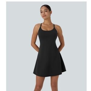 Brand New Softlyzero™ Plush Backless Active Dress *1 Black